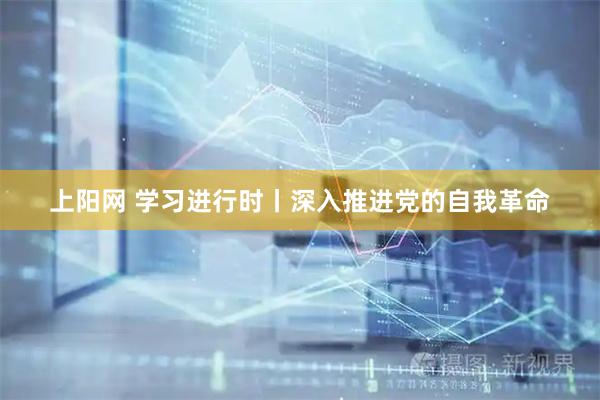 上阳网 学习进行时丨深入推进党的自我革命
